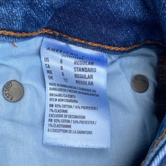 SOLD 💲American Eagle Outfitters Jeans Super Stretch boot cut - Picture 5 of 13